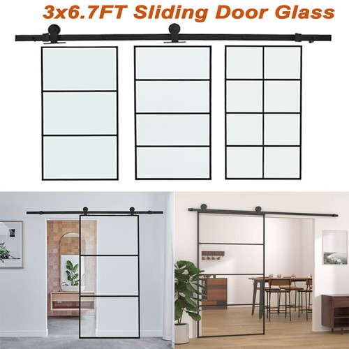 3x6 7ft sliding door - sliding, glass