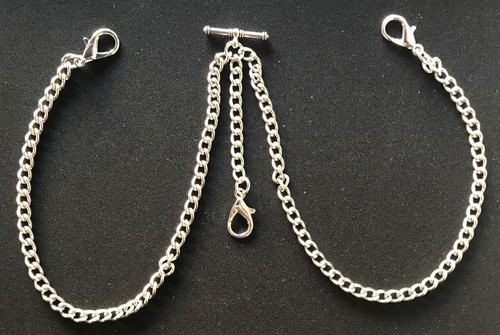 Double albert pocket watch - double,