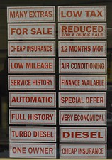 GARAGE FORECOURT SELF-CLING