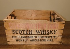 RARE Scotch Whisky Box Wooden