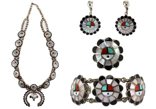 Zuni multi stone channel - zuni, multi-stone