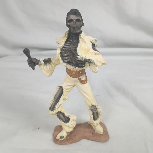 Skeleton elvis statue - skeleton,