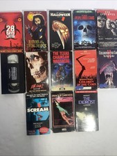 Vintage Horror VHS Lot (13)