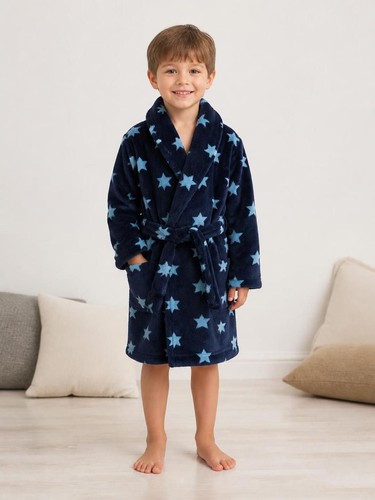 Boys nutmeg dressing gown - nutmeg,