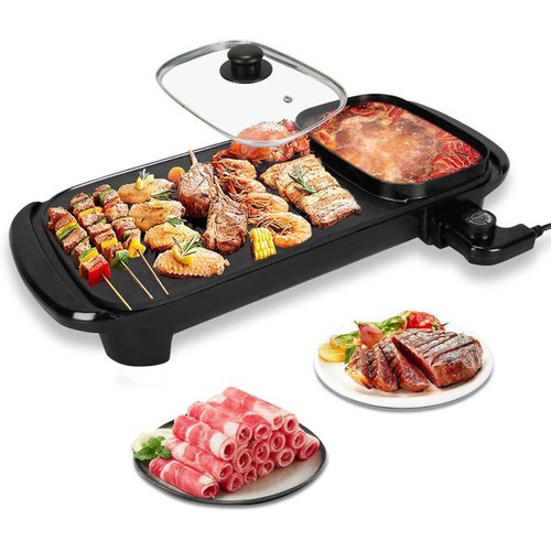 Home tabletop grill with hot - grill,