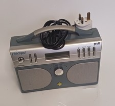 Intempo Grey/silver Digital DAB/FM Radio KTB-01 Tested & Working & Power Supply