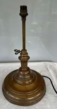 Heavy Brass Table Lamp Base