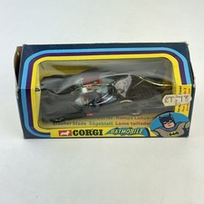 Vintage Corgi Boxed No. 267 Batmobile Blue Windows Batman Original Box
