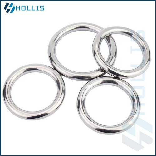 Rings polished metal - o,