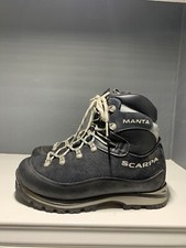 Scarpa Women’s MANTA Leather Waterproof Boots Size 5 UK Or 37 EU Dark Blue