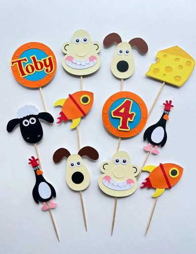 Personalised wallace gromit - &,