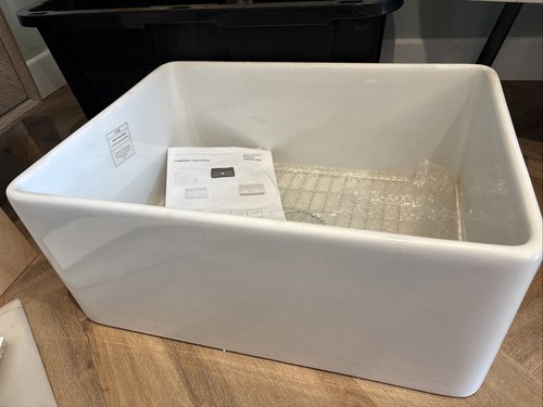 Unused belfast sink - unused, white