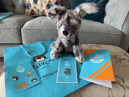 Jellycat fluff rescue dog - rescue, from