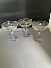 3   Vintage Babycham Glasses