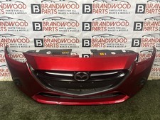 MAZDA 2 MK3 HATCHBACK 2014-2018 FRONT BUMPER  in Red (46V) PLEASE SEE DAMAGAE