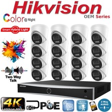 Hikvision 8MP 4K IP PoE CCTV