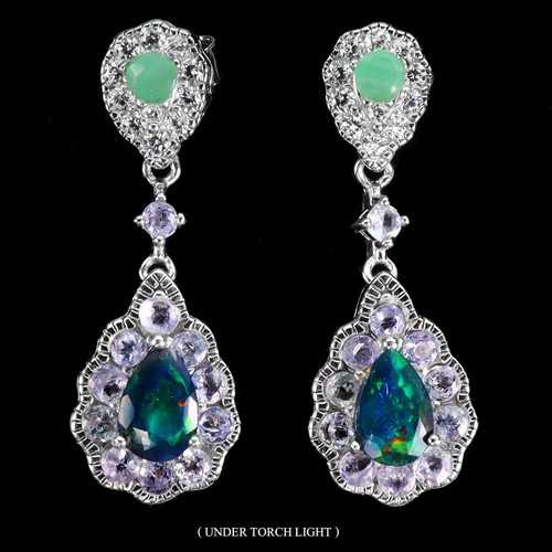 925 sterling silver earrings - silver,