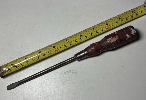 Vintage wooden handled flat - wooden,