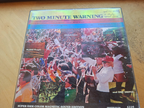 Two minute warning - minute, super