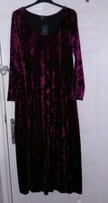 Crushed Velvet Maxi Dress -