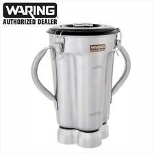 Waring CAC72 Stainless Steel 2-Handle Container w/  Blade 1gal FULL WARRANTY