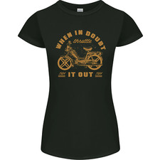 In Doubt Moped Biker