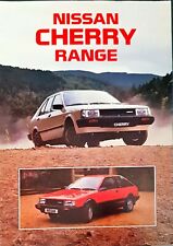 Nissan Cherry (N12) inc. Turbo Brochure 1986