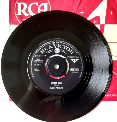 Elvis presley guitar man - guitar,