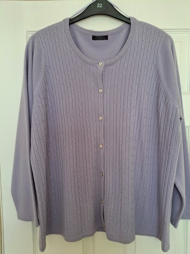Classic cable front cardigan