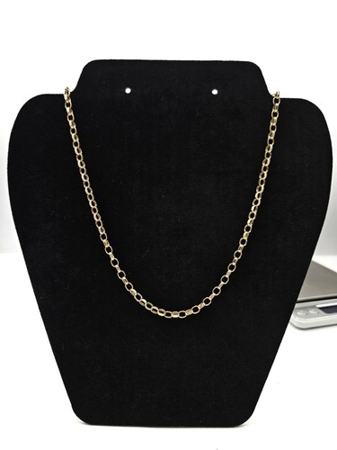 9ct gold belcher - 9ct, chain