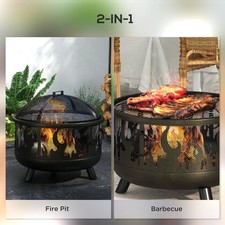 Large Garden Fire Pit Outdoor