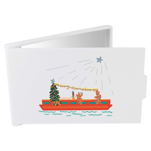 Christmas narrow boat - boat, '