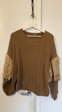 Brown Fur Jumper From Zara