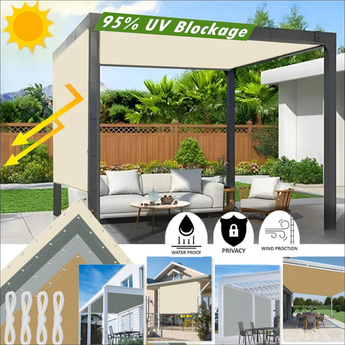 2m pergola waterproof - 5m/4m/3m/2m,