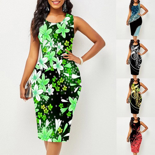 Ladies sleeveless bodycon boho - ladies,