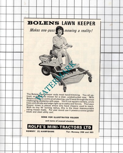 Bolens lawn keeper rolfe - keeper, rolfe's