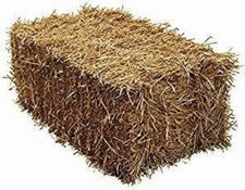 Wheat straw bale - wheat, low