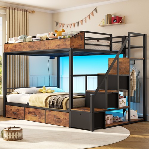 Bunk bed twin over full - full, with