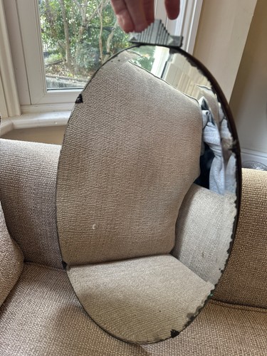Vintage art deco wall - vintage, mirror