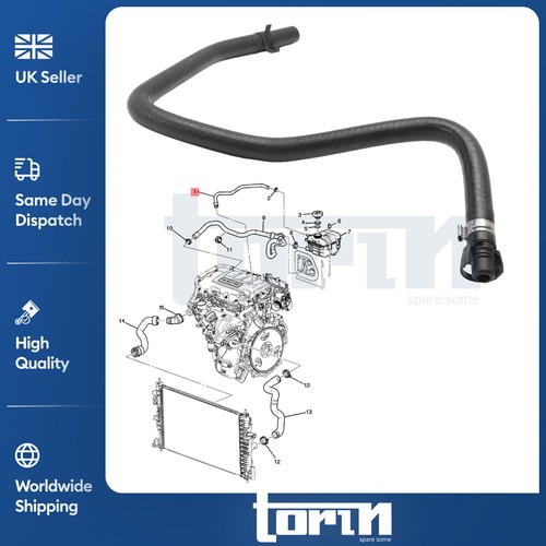 Coolant radiator hose - coolant, pipe