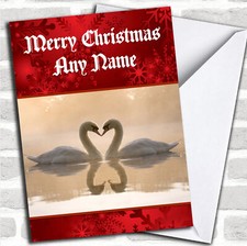 Romantic Swans Personalised