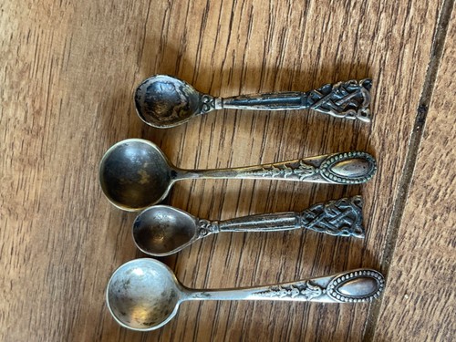 Vintage jam spoons silver - silver, x