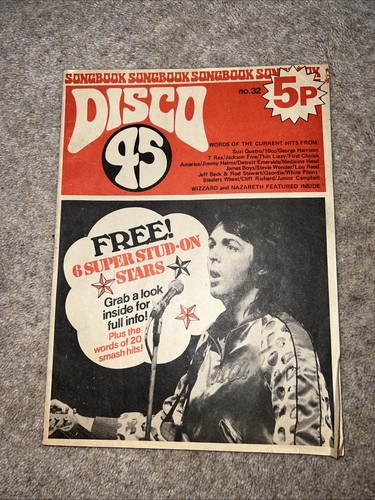 Disco songbook magazine - disco, 45