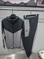 Nike Tech Flece Tracksuit Man’s Grey Size M 