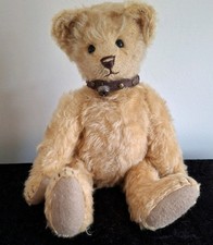 Teddy Bears Of Witney 2025 Bear with Collar And Bell Mohair 12" Tall Limited Ed