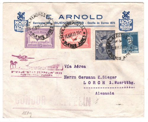 Graf zeppelin air - zeppelin, argentina