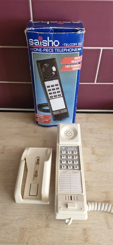 Vintage retro corded - corded, telephone