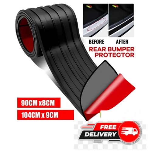 Car rear boot bumper sill - rear, boot-bumper