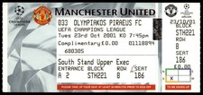 Ticket 2001 Manchester United