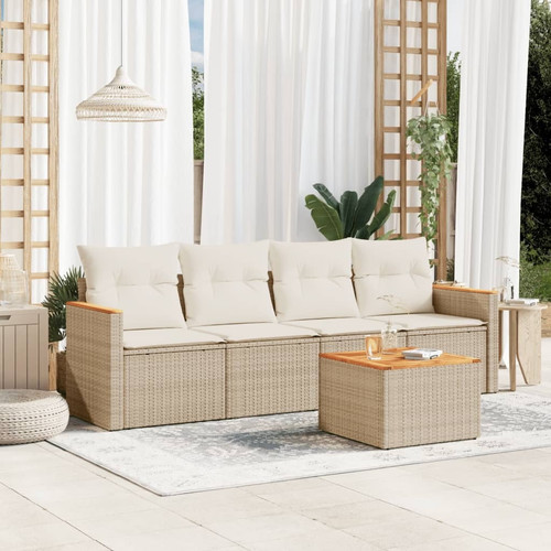 Garden sofa set beige - garden,